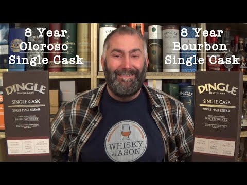 Dingle 8 Year Old Single Cask Comparison - Oloroso Single Cask versus Bourbon Single Cask