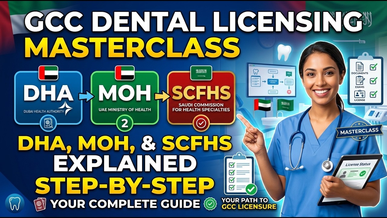 DHA, MOH, SCFHS: Ultimate GCC Dental Licensing Guide for Dentists