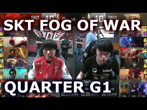 SKT vs RNG G1 - SKT FOG OF WAR Player Experience Stream (w/ Alex Ich) | Quarter Finals LoL S6 Worlds