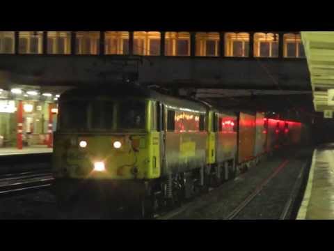 86607/86614 4m11 Coatbridge - Crewe liner 9th May 2013