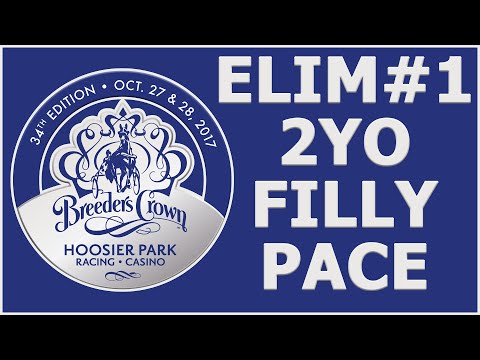 2017 Breeders Crown Elim#1 - Rainbow Room - 2YO Filly Pace