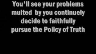 depech mode Policy of Truth lyrics