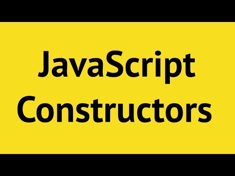JavaScript Constructor Functions