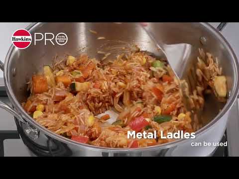 SS Tri-ply PRO Cook n Serve Bowl 3 Litre with Stainless Steel Lid (PSC30S)