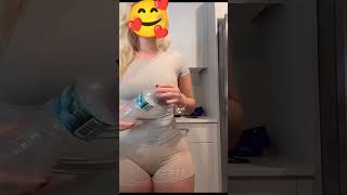 グラビアアイドル並のむちむちスタイルの巨乳美女のデカ尻を見て！