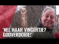 Nieuw standbeeldje: struikelen over de vinger van Nel