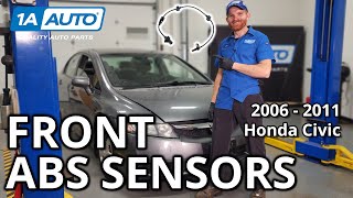 How to Replace Front ABS Sensors 2006-2011 Honda Civic