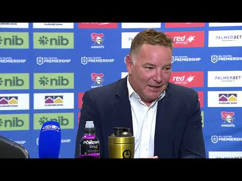 Newcastle Knights Press Conference | Round 26, 27/08/2023 | Fox League