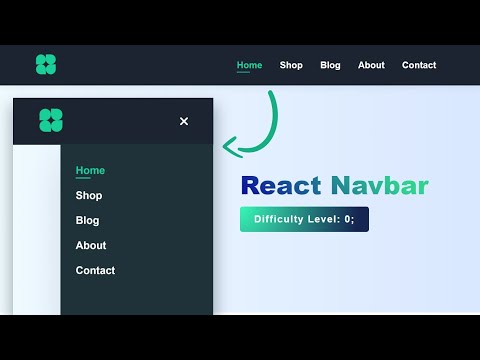React Navbar Tutorial Beginner React Js Projectfully Responsive