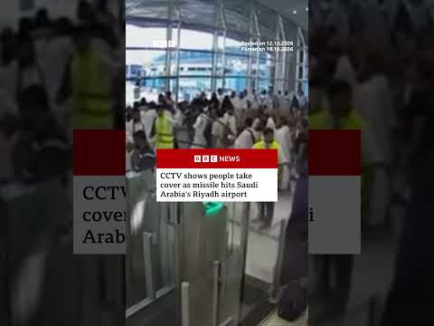 CCTV footage shows moment of strike on Saudi Arabia's Riyadh airport on Saturday. #Riyadh #BBCNews