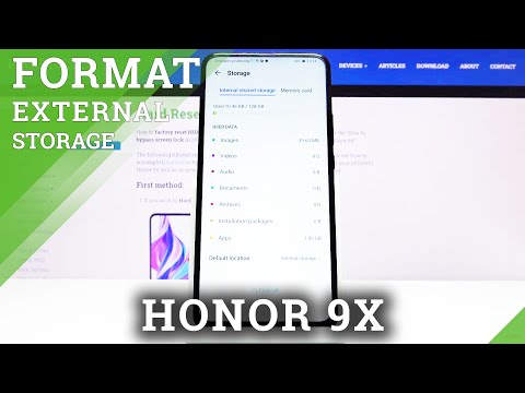 How to Erase Memory Card in HONOR 9x – Fix SD Card