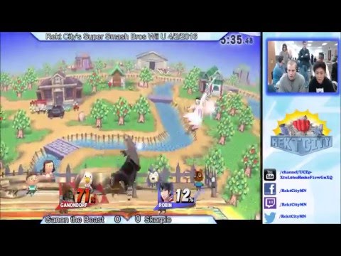 Rekt City Sm4sh - Ganon The Beast(Gannondorf) vs Skorpio(Robin)