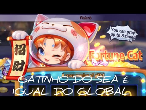 GATINHO DO SEA É IGUAL DO GLOBAL ??? SAINT SEIYA AWAKENING