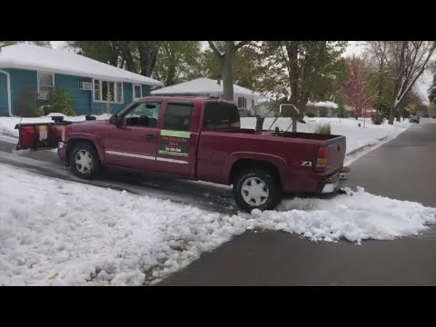 Landscapers Make Quick Switch After Snowstorm