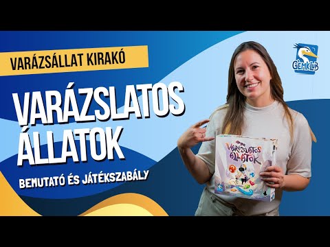 Varázsállat kirakó | Varázslatos állatok bemutató és játékszabály - Gémklub