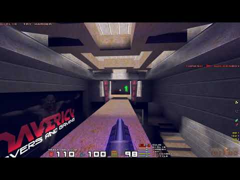Quake 1/QuakeWorld: bots vs cujo frobodm2 ffa