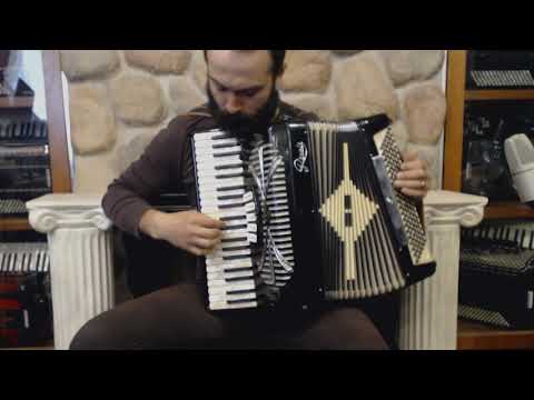 3666 - Black Sonola Rivoli Piano Accordion LMM 41 120 $1199