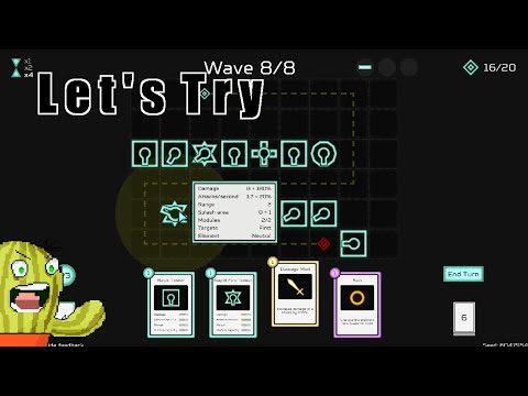 Let's Try Shapebreaker : New Tower Defense Roguelike Deckbuilder