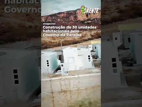 Em Areia de Baraúnas/PB, o Governo investe mais de 1M na construção de 30 unidades habitacionais.