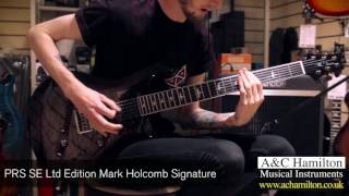 Video thumbnail for PRS SE Mark Holcomb Ltd Edition - Periphery "Scarlet" Playthrough by A&C Hamilton Musical Instruments