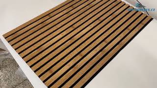 Acoustic panel Comfort 600x600x9mm Pecan