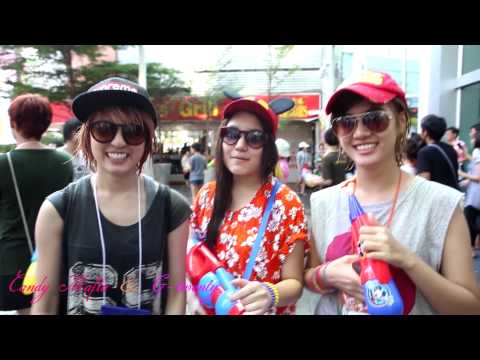 Nett CM & Patcy Sugus G20 Songkran 2013 at Siam