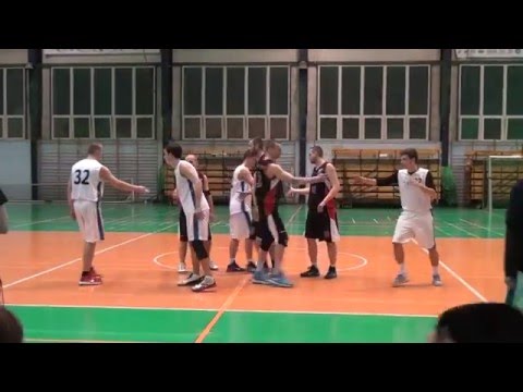 tv.nsk.pl 2016-03-20 Koszykówka: NOSiR Nowy Dwór Mazowiecki - MKS Grójec (87:76) 4kw b