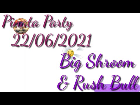 Plants Vs Zombies 2. Pinata Party 22/06/2021. Big Shroom & Rush Bull