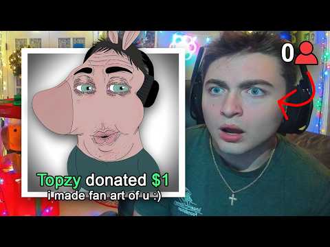 I Sent Disturbing Fan Art to Streamers With 0 Viewers