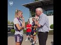 Leah and Lotte Reunite With Their Academy Coach