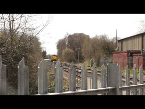 (HD) DRS 37425 + 37194 pass Lifford East Junction with 6m56 Flask train 23/04/2013