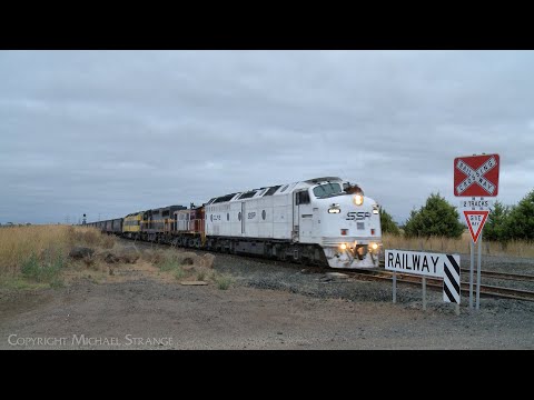 SSR Grain Train With Diesel Locomotives CLP12 852 C501 CLF1 (7/2/2023) - PoathTV Railways