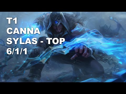 T1 Canna Top Sylas vs Akali - KR Challenger Patch 10.9