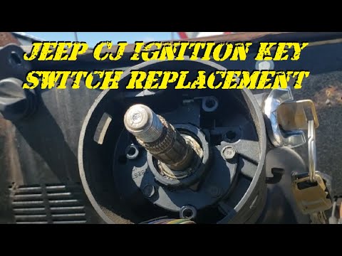 How to Replace an Ignition Key Switch on the 82' Jeep CJ7 (and many others)