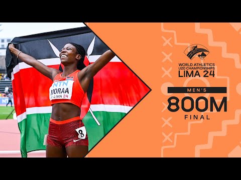 Sarah Moraa 🇰🇪  continues family tradition & wins 800m 🥇 | World Athletics U20 Championships Lima 24