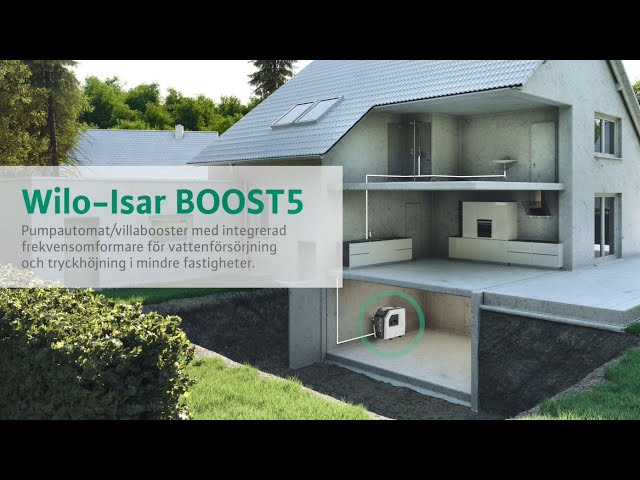 wilo Ūdensapgādes sūknis isar boost 0,75kw,5,5bar 4,8m3