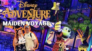 Disney Adventure Embarkation Day 🚢 Maiden Voyage First Impressions