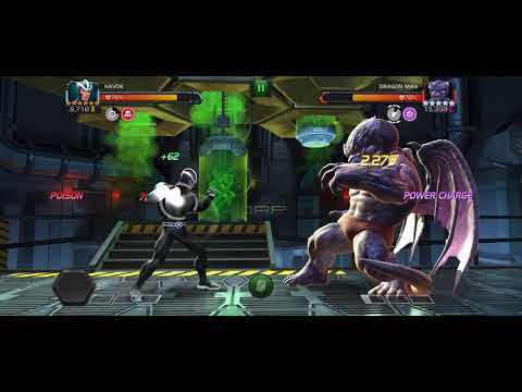 6* Havok vs Dragon man marvel contest of champions