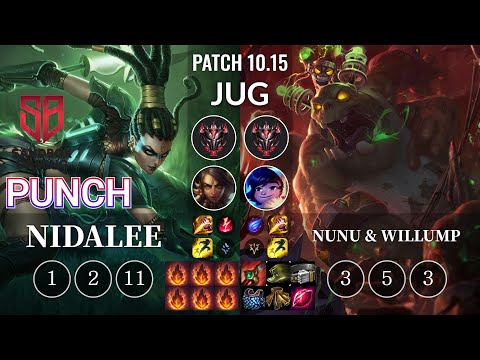 SB Punch Nidalee vs Nunu & Willump Jungle - KR Patch 10.15