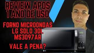 Review: Microondas LG Solo 30L | Opinião após UM ANO de uso | Vale a Pena?