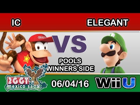 2GGT: Mexico Saga - LooK | IC (Diddy Kong) Vs. eM | Elegant (Luigi) Pools - Smash Wii U
