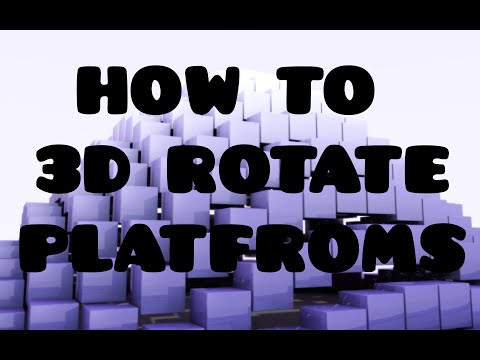 How to make 3D rotation platforms | Geometry Dash Effect Tutorial