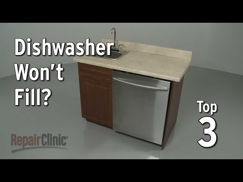 Dishwasher Won't Fill With Water — Dishwasher Troubleshooting
