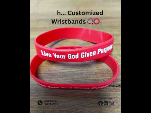 Customized wrist friendship band