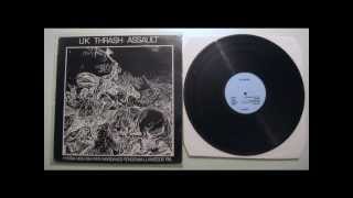 UK Thrash Assault Split with Hydra Vein / Snyper / Pendemia / War Dance / Llamedos Riil 1989