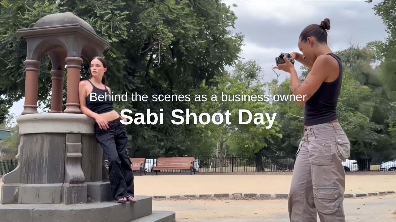 Behind the scenes as a business owner: Sabi Shoot Day