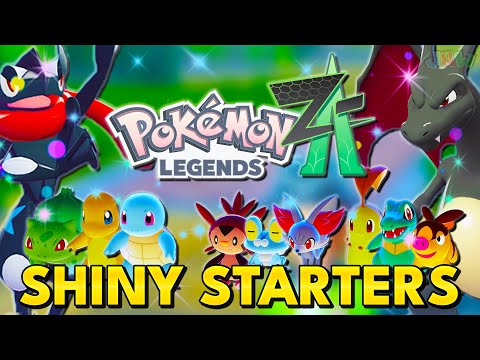 How to get ALL 9 SHINY STARTERS in Pokemon Legends Z-A