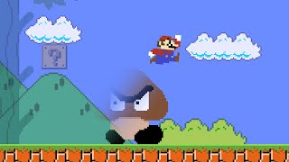 When everything Mario jumps on DISAPPEARS