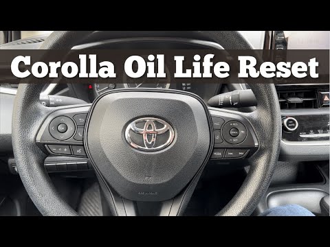 How To Reset The Oil Life On 2019 - 2022 Toyota Corolla - Clear Maintenance Required Soon Light