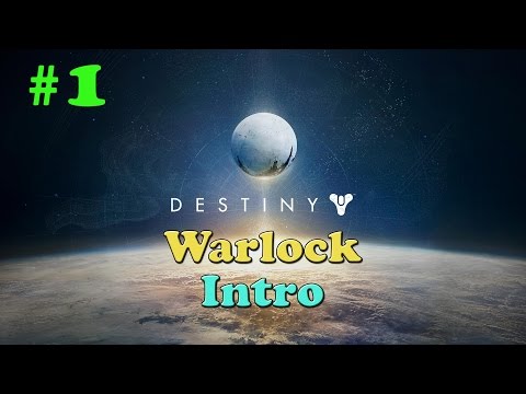 [PS4] DESTINY - PART 1 - GAMEPLAY WALKTHROUGH LET'S PLAY! - WARLOCK CREATION INTRO!